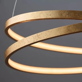 Endon 72479 - LED Csillár zsinóron SCRIBBLE LED/31,5W/230V 3000K arany