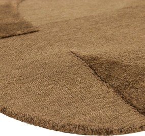 Barna gyapjúkeverék szőnyeg 170x240 cm Livo – WOOOD