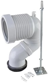 S-bekötő álló és monoblokkos WC-hez