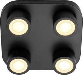Nordlux modern LED mennyezeti lámpa clyde fekete nor2412256003