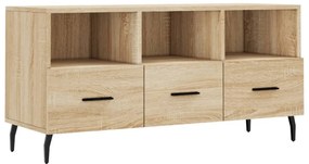 sonoma tölgy színű szerelt fa TV-szekrény 102 x 36 x 50 cm