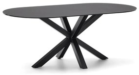 Étkezőasztal üveg asztallappal 100x200 cm Argo – Kave Home