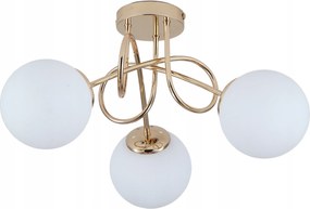 Függőlámpa Mennyezeti Csillár Gömbök Arany Modern Led tej