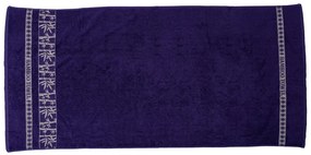 Bambusz törölköző BAMBOO 50x90 cm lila, 70% bambuszszál | 30% pamut