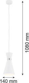 Argon LUKKA 3892 Függőlámpa 1x15W/E27 IP20