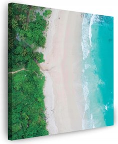 Vászonkép Tenger Hullámok Homok Természet 80X80 cm Ideális ajándék