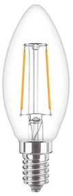 Pila B35 E14 LED gyertya fényforrás, 2W=25W, 2700K, 250 lm, 300°, 220-240V