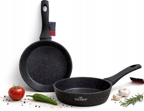 Alumínium serpenyő szett márvány bevonattal – 22 cm 26 cm