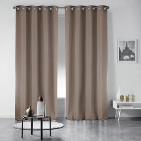 Barna függöny 140x280 cm Essentiel – douceur d'intérieur