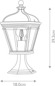 Elstead Lighting Bayview BAYVIEW-3M-BK Állólámpa 1x60W/E27 IP44
