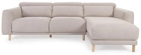 Bézs sarokkanapé (jobb oldali) Singa - Kave Home