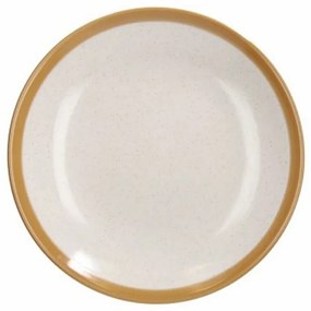 Tognana Desszertes tányér, Louise Woody Beige, 21 cm Ø, kerámia, bézs