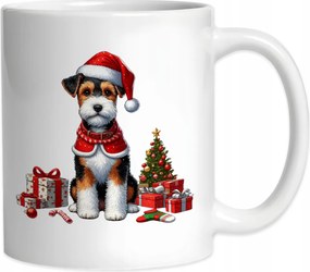 Karácsonyi bögre Kutyával Golden Terrier Karácsony 330ml