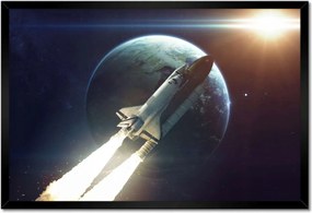 Poszterek keretben 60x40 Űrsikló az űrben