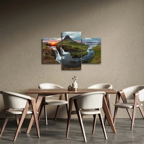 Kép - Kirkjufell naplementében (90x60 cm)
