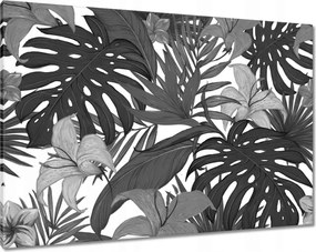 Vászonkép 100x70 Kék Monstera Blue