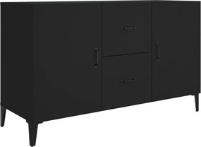 vidaXL fekete szerelt fa tálalószekrény 100 x 36 x 60 cm
