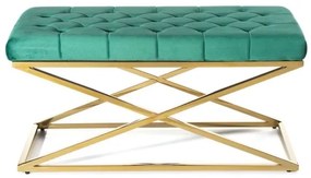 Steppelt pad SALIBA 50x97 cm arany/zöld