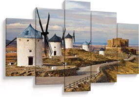 Kép - Consuegra szélmalmai, Spanyolország (150x105 cm)