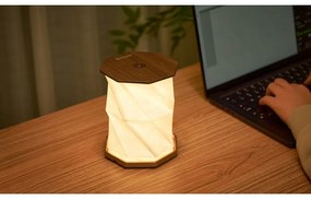 Barna USB fénydekoráció ø 12 cm Twist Hexagon – Gingko