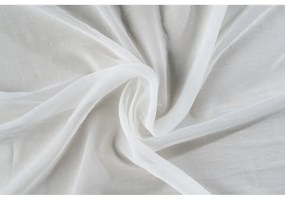 Krémszínű voile fényáteresztő függöny 300x260 cm Crush – Mendola Fabrics