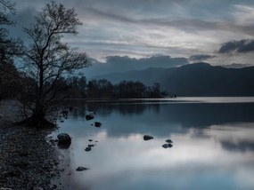 Poszter 40x30cm Csendes tó alkonyatkor, Assaf Frank