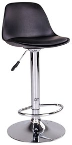 Fekete forgó bárszék szett 2 db-os 82 cm Trondheim – House Nordic