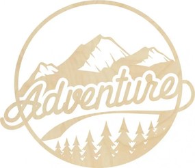 Fából készült falikép természet motívummal - ADVENTURE