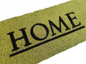 Home zöld lábtörlő kókusz cipőszőnyeg otthonra az ajtó alá 26 x 75
