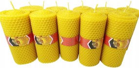 Gyertya Szett tíz darab méhviasz gyertya