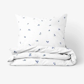 Goldea pamut ágyneműhuzat - áfonya mintás 240 x 220 és 2db 70 x 90 cm