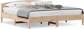 vidaXL tömör fenyőfa ágy matrac nélkül 180 x 200 cm