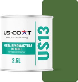 Konyhabútor Festék Szekrény Frontok Zöld Füves RAL6010 Matt 2,5L