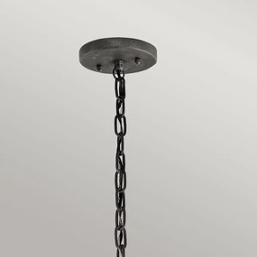 Kichler klasszikus vintage kültéri függeszték halleron szürke elskl-halleron-8m IP44