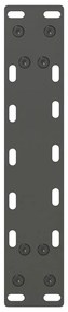 2 db antracitszürke acél dohányzóasztal láb 40x(30-31) cm