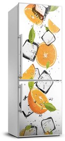 Matrica hűtőre Narancs és jég FridgeStick-70x190-f-50150012