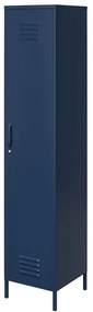 Kék fém szekrény 38x185 cm Bradford - Queer Eye