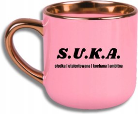 Bögre Rózsaszín Elegáns Nagy Vicces Ajándék S.u.k.a