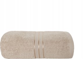 Rondo törölköző 70x140 bézs frottír 500 g/m2 Faro
