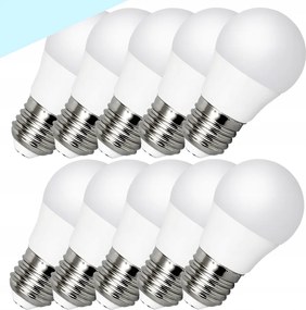 Led izzó Smd E27 4W=35W G45 340lm Kis Golyó Hideg Szín