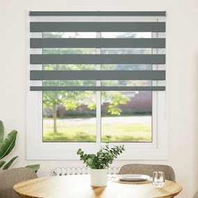 zebrafüggönnyel sötét szürke szövetszélesség 130,9cm poliészter
