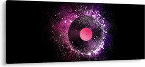 Kép - Vinillemez rózsaszín-lila színben (120x50 cm)