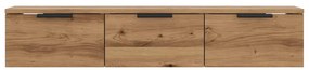 fali szekrény Artisan tölgy 102x30x20 cm Gépelt fa