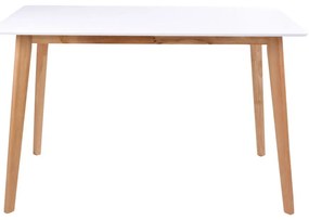 Vojens étkezőasztal fehér asztallappal, 120 x 70 cm - Bonami Essentials