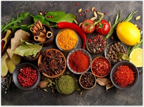 Poszterek 135x100 Rusztikus Fűszerek