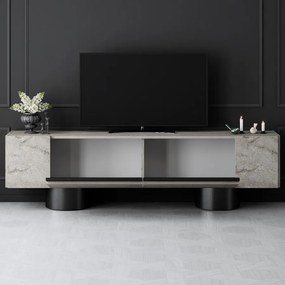 TV szekrény Bohem - Travertine, Black
