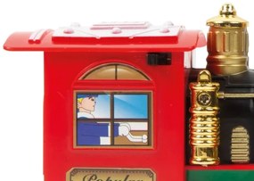 LED Karácsonyi dekoráció 10xLED/4xAA vonat