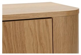 Natúr színű szekrény tölgyfa dekorral 100x133x40 cm Padoc – MOME