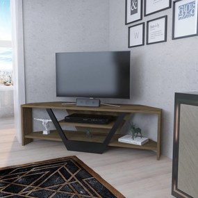 TV szekrény Sares - Oud Oak, Black