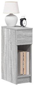 éjjeliszekrények fiókos 2 db szürke sonoma 20 x 36 x 60 cm